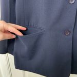 Liz Claiborne EUC First Issue  women’s navy blue multibutton lined blazer‎ jacket Photo 2