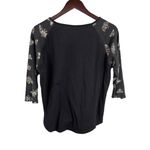 Blackcraft Black Dead Inside Moth Raglan Goth T Photo 1