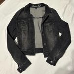 American Eagle black Denim Jacket Photo 0