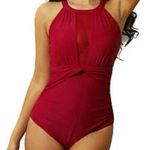 Boutique | One-Piece Bathing Swimwear Sleeveless High Neck Swimsuit | Size XL Photo 0
