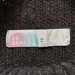 Free People FP Beach Dress Mango Sweater Mini Oversized Ribbed Knit Black M Photo 8