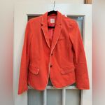Gap Vintage  Y2K The Academy Blazer Single Breasted Jacket Fire Coral Size 6 S Photo 2