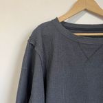 Aerie American Eagle Seriously Lived In Waffle Knit Relaxed Cozy Sweater Sz XS Photo 5