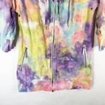 Kensie Medium Jacket Carnival Camouflage Handmade Tie Dye Yellow Purple 243 Photo 7