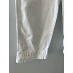 Caribbean Joe Pants Women's 6 White Capri Coastal Cotton Lightweight Beachy Photo 2