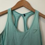 Gymshark Tempo Vest Pastel Aqua Blue ish Sleeveless Racerback Cutout Tank Top XS Photo 6