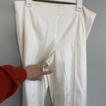 Chico's NWT  Shantung Ava Ankle Antique Ivory Silk Blend Pants Size 3 XL 16 Photo 6
