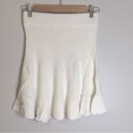 Free People Solid Gold Ribbed Cream Cable Sweater Skirt XS NWT OB1010824 Photo 2