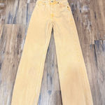 ZARA  Orange Wide Leg Women's Jeans Photo 0