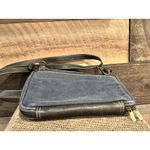 Chala Origami Crossbody Charm Shoulder Bag Denim Like Nu Euc Photo 4