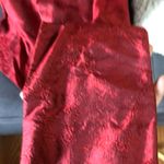 Jaclyn Smith Classic Red Button Down Shirt Medium Photo 5