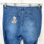 Woman Within  Plus Size 18W Jeans Embroidered Floral Denim Boot Cut Mid Rise 292 Photo 6