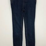 Free People  Kiley Slim Overall with Zippers Size 25 Dark Wash Photo 3
