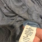 Honey Punch Mila Lace Maxi Romper Dress Dusty Blue size medium Photo 5