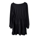 Missky Tiered Mini Dress Long Sleeve Babydoll Black Dress XL Photo 6