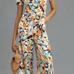 Anthropologie  Maeve Colette Jumpsuit Linen Edition Size US 4 Photo 0