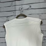 Alo Yoga White Sleeveless V-Neck Tank Top Size S Activewear Fitted Muscle Gym Photo 8