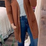 Wonderly  knit sweater cardigan rust color size small Photo 0