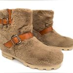 Jimmy Choo  Moto Youth II Strap Artificial Fur Ankle Booties Size EU 41 Photo 2