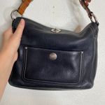 Coach Vtg ‎ DO6S-10131 Chelsea Brown Pebbled Leather Bag w/ Turn Lock Photo 1