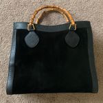 Gucci Authentic vintage bamboo handle Diana leather and suede bag Photo 0