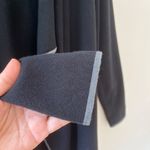 J. McLaughlin J.‎ McLaughlin Sz L Black Gray Cardigan Sweater Open Cascade Soft Knit Photo 4