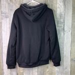 Seven Apparel Black Large Thick Fleece Lined Jacket Long Sleeves Hooded Pockets Photo 1