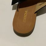 Soda Black Women's Sandal/flip flop size 9 Photo 4