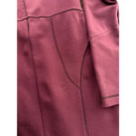 Athleta  Maroon Dress Fitted Full Zip Mock Neck Activewear Athleisure‎ Womens Photo 9