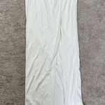 Katie May NWT Los Angeles Brittany Gown Maxi Dress Party Silver Dusted Ivory M Photo 7
