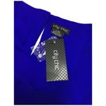 City Chic New  Dress Womens L 20 Hi Low Sleeveless Trapeze Chiffon Electric Blue Photo 7