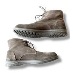 Artefact Clothing Gray Suede Leather Lace Up 5" Ankle Boots Men's Size 12 Fall Photo 0