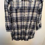 Love Tree  Shirt Dress Blue Plaid Photo 4