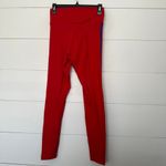 Adidas  Women’s Small Red Striped Pants Athletic Athleisure Photo 1