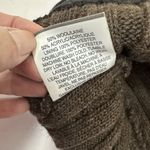 Bula Polartec Fleece Lined Wool Blend Cable Knit Winter Ski Beanie Brown Womens Photo 9