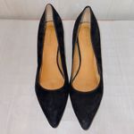 Corso Como  Women's Ryanna Pump Size 9 Block Heel Black Suede Photo 3