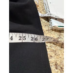 Venus Women's Black Long Sleeve Ruched Mesh Top XS Photo 3