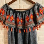 Tolani  Boho western Aztec over shoulder dress Photo 2