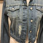 American Eagle Outfitters Distressed Denim Jacket - Size M Photo 1