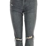 BLANK NYC Grey Distressed Mid Rise Ankle Frayed Raw Tequila Skinny Jeans sz 27 Photo 1