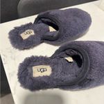 UGG  Cozy Gray Fuzzy Slippers Photo 8