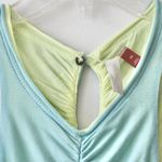 Anthropologie Pilcro Aqua Blue Lime Reversible Ruched Halter Top Extra Small Photo 3