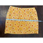 Muse Orange Floral Mini Skirt Size 8 Photo 7
