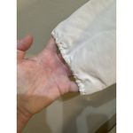 Ann Mashburn trapunto blouson dress size XS 100% Silk Cream Bow Popover Belted Photo 4