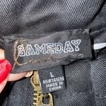 Iowa Hawkeyes Vest Women Black Gray Herringbone Quilted Logo Full Zip Size Large Photo 8