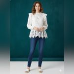 VICI  White Floral Lace Blouse Photo 8