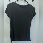 Banana Republic  Black Sequin Front Scoop Neck Tee - Size S Photo 2