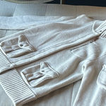 Ralph Lauren Black Label Merino Wool Angora Blend Knit Zip Up Collared Sweater Size M Photo 0