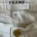 frame denim Frame Le High Flare Jeans Sz 27 White Denim Bell Bottom High Rise Preppy Luxury Photo 8