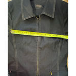 Basler Denim women's Jacket Size 36 Blue full zipper Photo 9